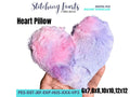 Heart Pillow, In The Hoop Fluffy Heart
