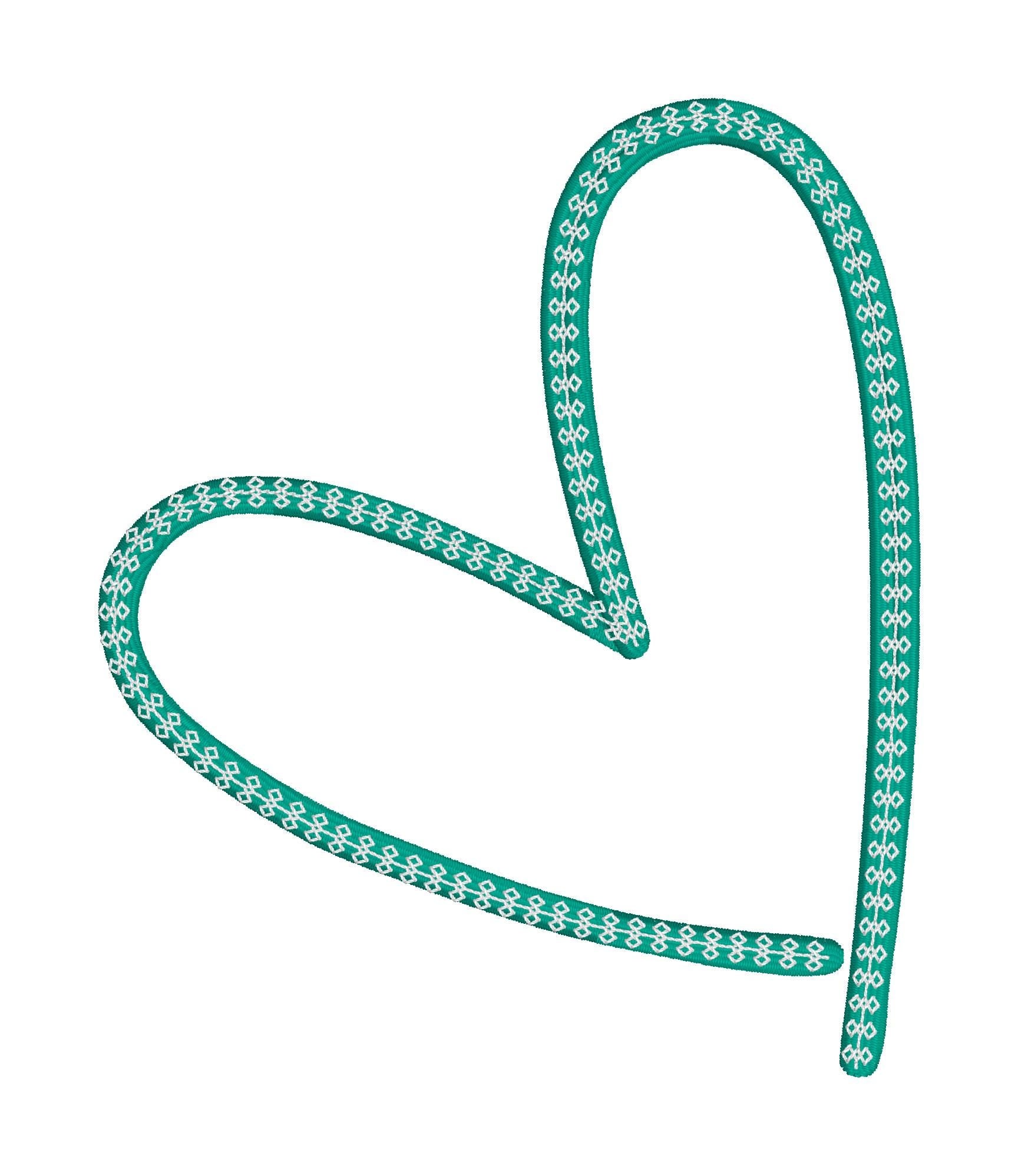 Heart Satin Stitch| Fancy Heart
