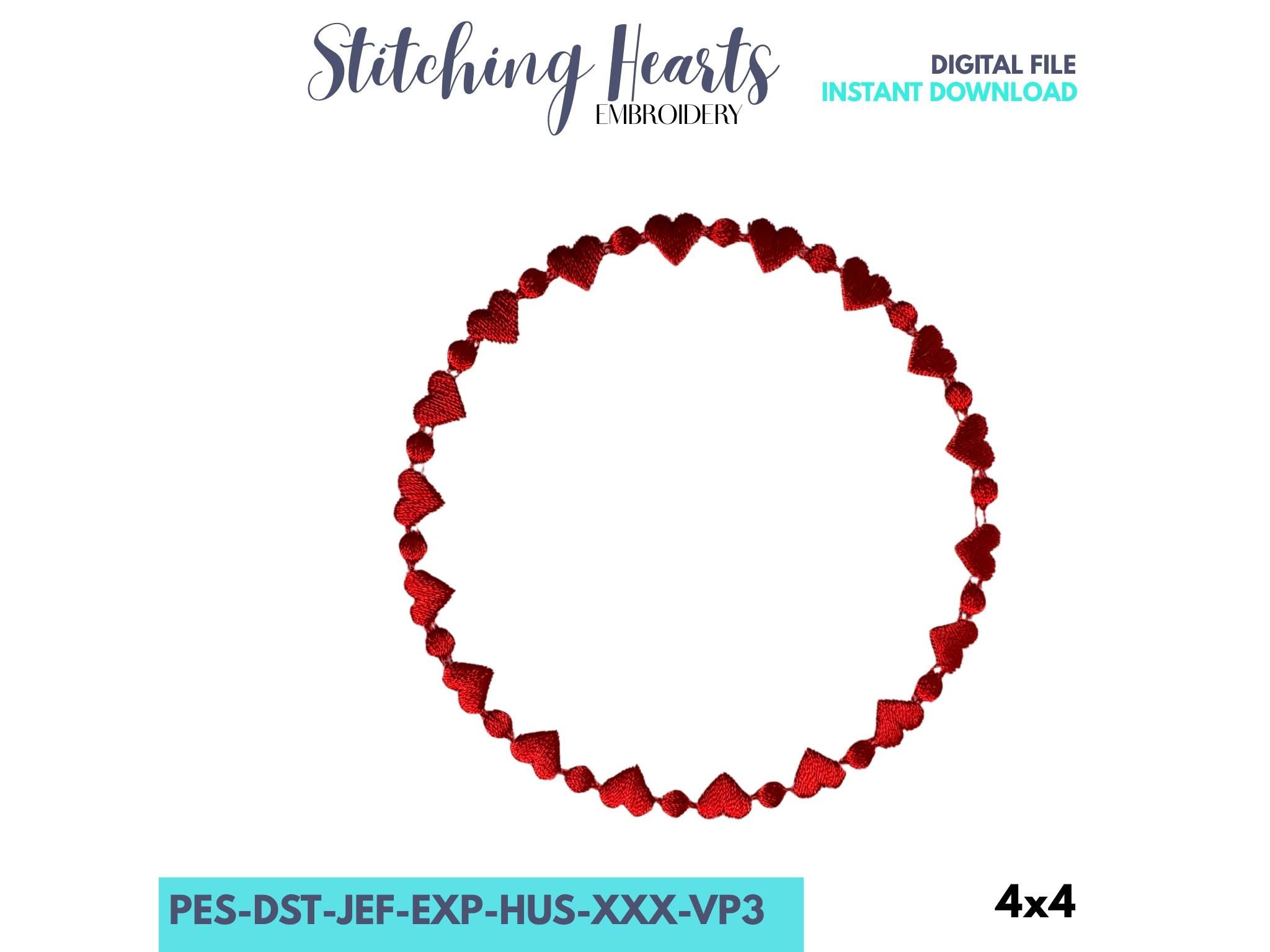 Hearts Circle Frame