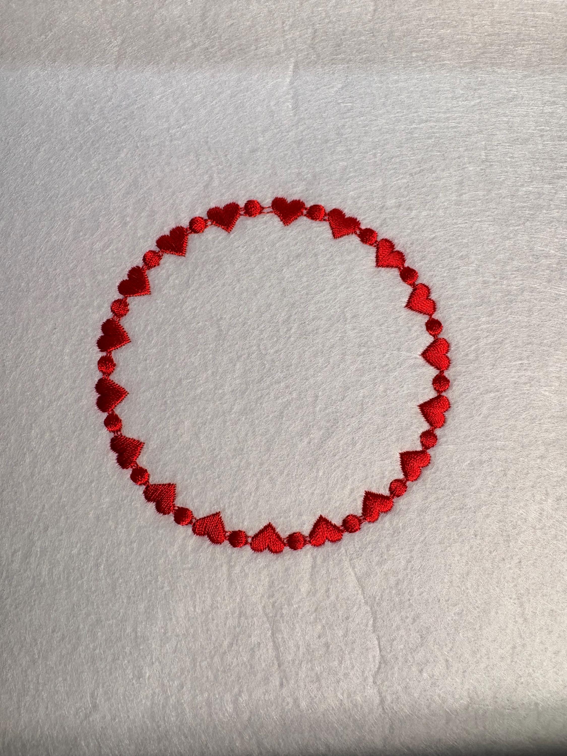 Hearts Circle Frame