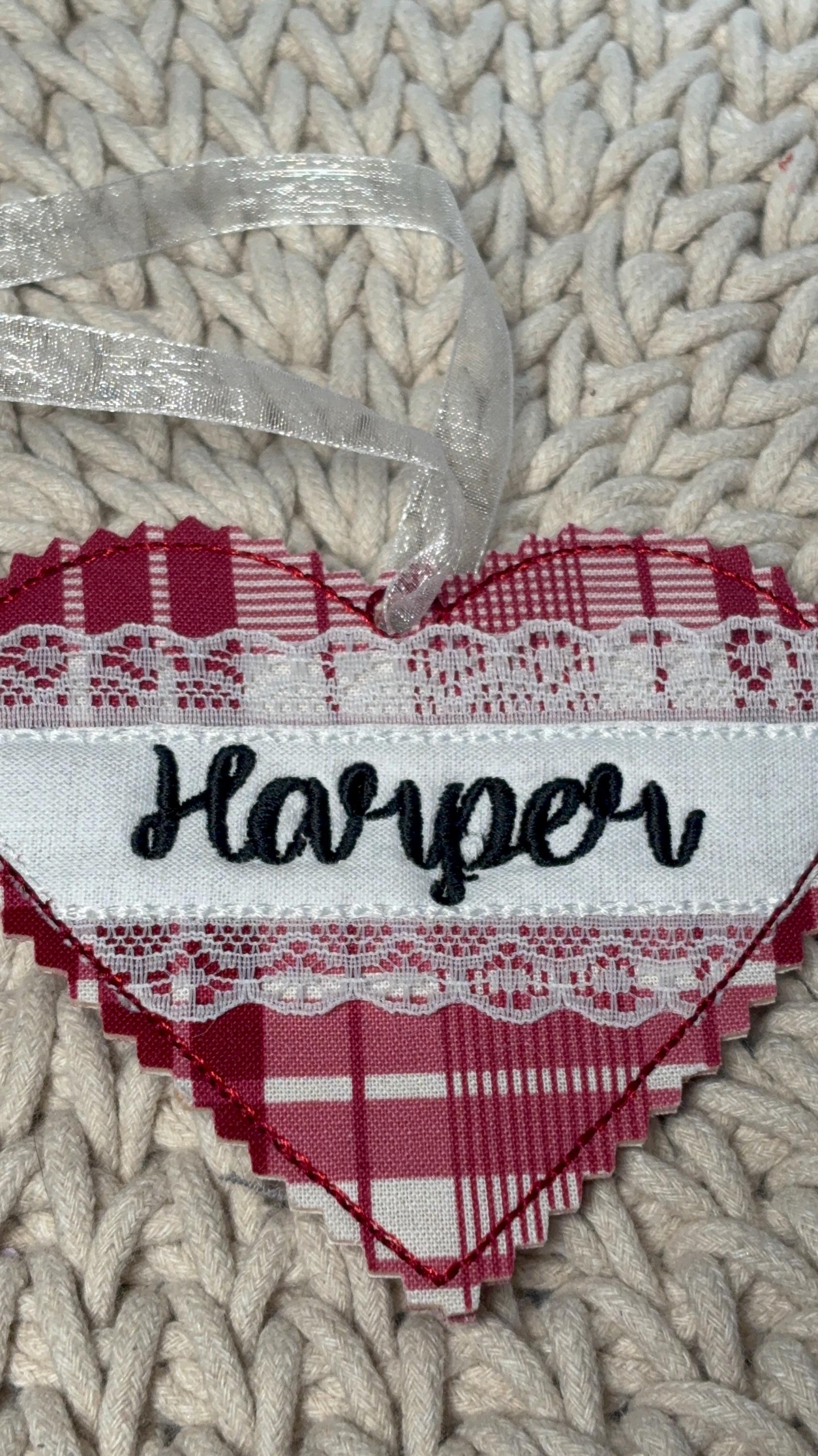 ITH Heart Lace Tag
