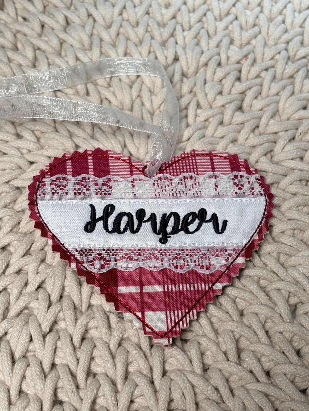 ITH Heart Lace Tag