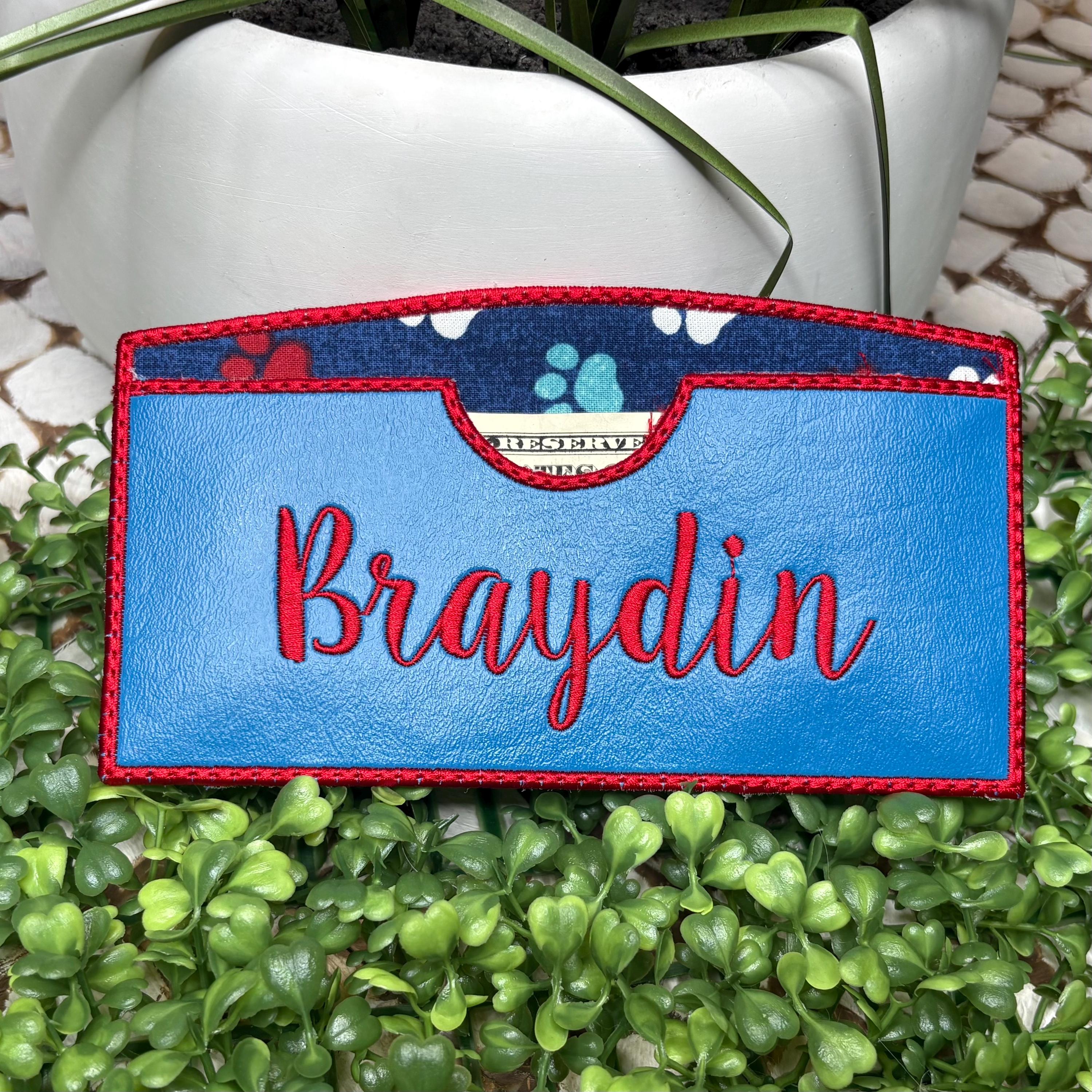 Money Holder, Cash Gift Holder, Machine Embroidery Pattern