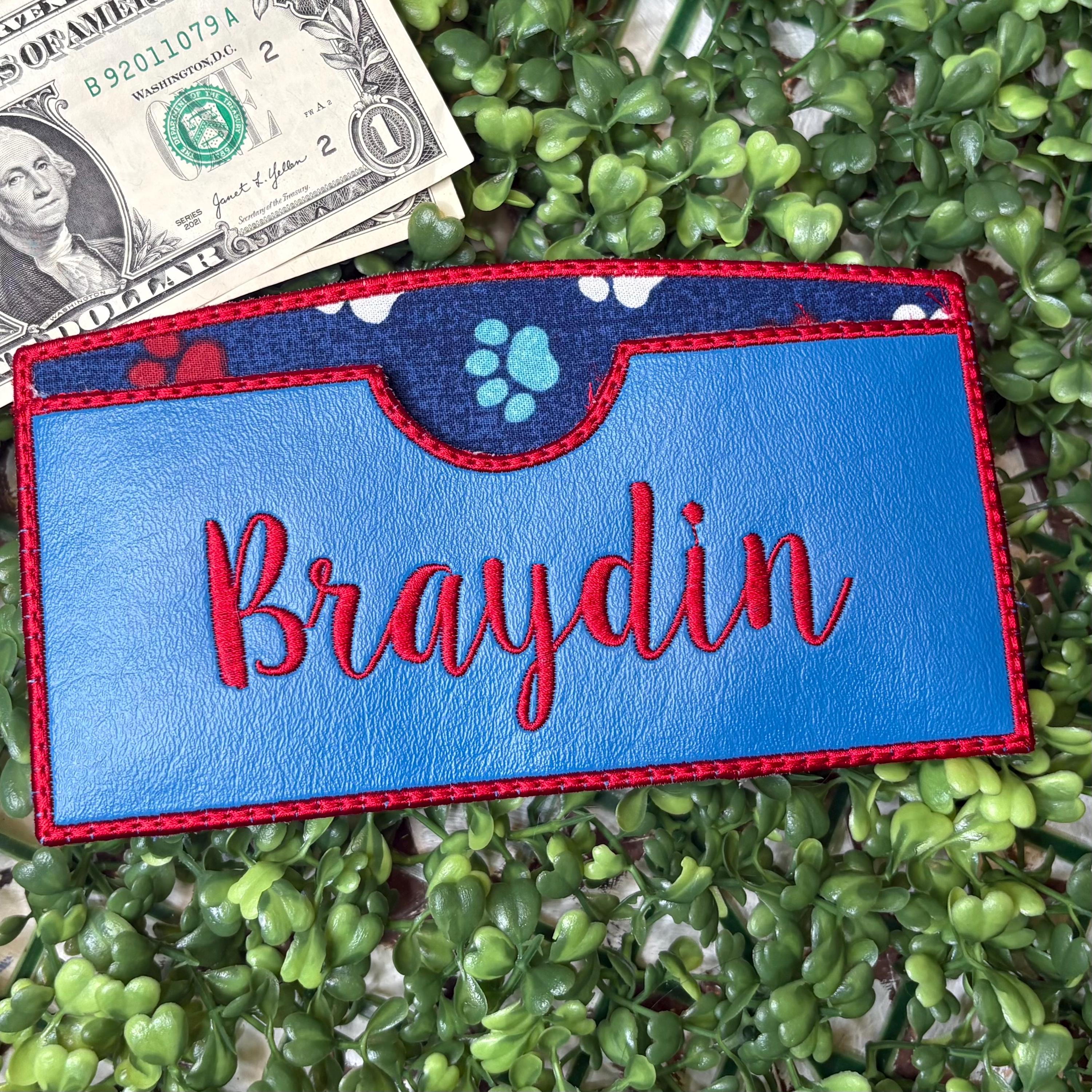 Money Holder, Cash Gift Holder, Machine Embroidery Pattern